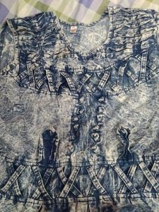 Acid Wash Denim Dress
