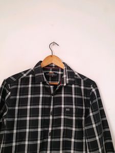 (The Indian Garage) Black Casual Shirt (Men&#39;s)