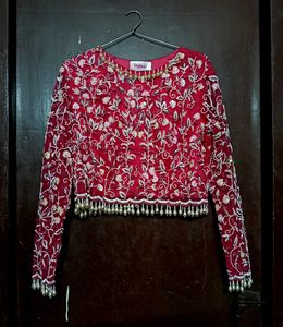 Ready to wear saree with full heavy Embroidered bl