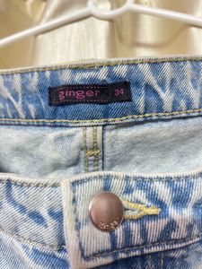 Baggy Distressed Jean By Ginger