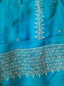 Teal Dress Material