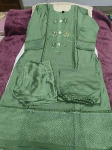 Elegant Green Kurta Set