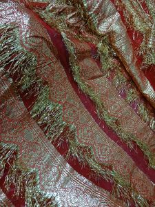 Red &amp; Gold Dupatta