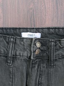 Trendy Wide Leg Denim Jeans