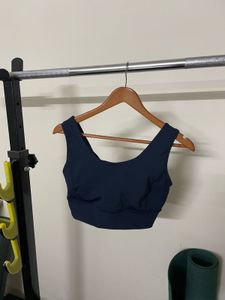 Navy Blue Sports Bra