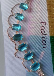 Teal Gemstone Necklace Set