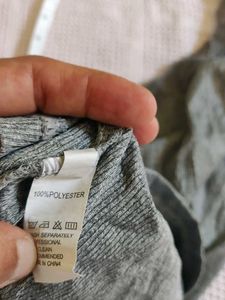 Grey Lace Trim Tank Top