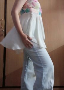 PRICE DROP-White Sheer Top