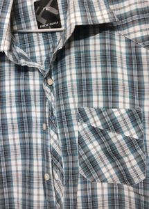 Plaid Short Sleeve Shirt