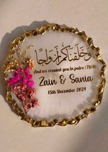 Resin Wedding Plaque &amp; Engagement Platters💍