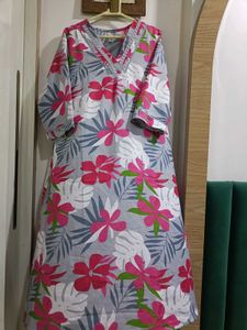 Floral Print Kurta Set