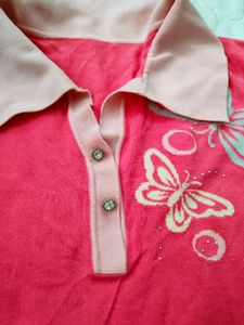 Polo Collar Top