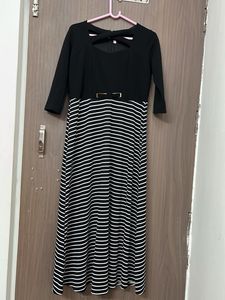 woollen party wear  Striped Dress