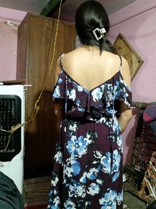 Floral Wrap Maxi Dress