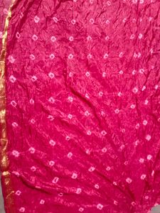 Red Bandhani Dupatta