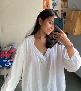 white kurti