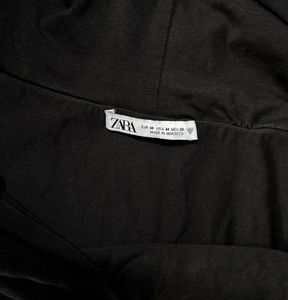 Zara Off Shoulder Black Dress