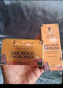 Pilgrim 24 K Gold Serum And Mask