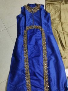 Stone Work Shurg With Golden Gown