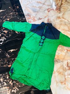 Comfortable Green Top