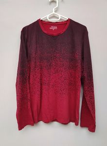 Moda Rapido Mens Red Ombre T-Shirt