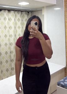 Maroon Casual T-shirt