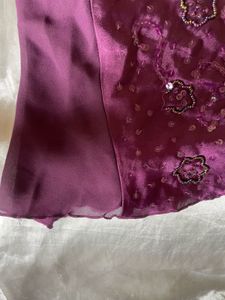 Vintage Y2K Silk Top