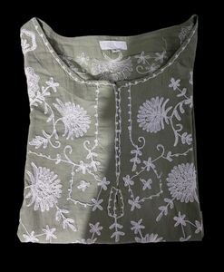 Hand Embroidered Cotton Kurti