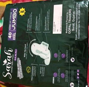 Senitary Pad Combo 120 Pack With Included Gift