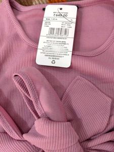 Chic Pink Tie-Front Top