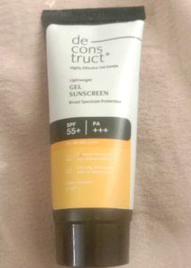 Deconstruct Sunscreen Light Weight Gel Spf55+PA+++