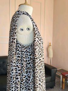 Leopard Print Sleeveless Dress