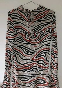 Animal Print Long Sleeve Top