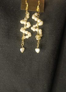 Pearl Spiral Earrings