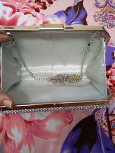 Glitter &amp; Sequined Wedding Bridal Clutch