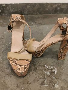 Snakeskin Heels