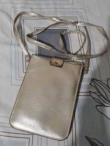 Light Golden Crossbody Bag