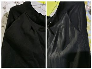 MANGO Women Black Solid Pleated Track Pants