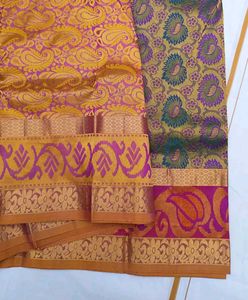 Meena Broket Silk Saree