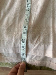 H&amp;M Self Design Pretty Peach Top