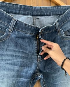 Mens Straight Fit Denim Jeans