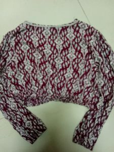 Boha Style Zudio Crop Top