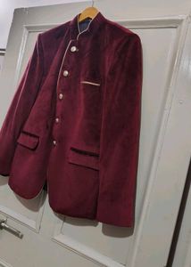 Maroon Velvet Jodhpuri