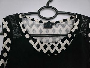 Black &amp; White Layered Tank Top