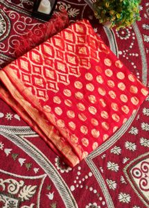 Red &amp; Gold Dupatta