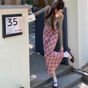Plaid Maxi Skirt
