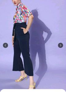 Stylish Jumpsuit with Print Top