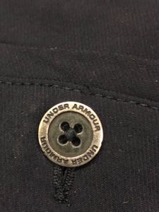 under armour navy blue track pant