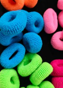 Colorful Hair Tie Set of 36 pcs in 6 colours