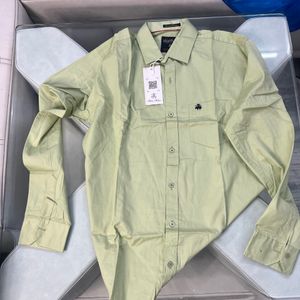 Green Mens Shirt L Size